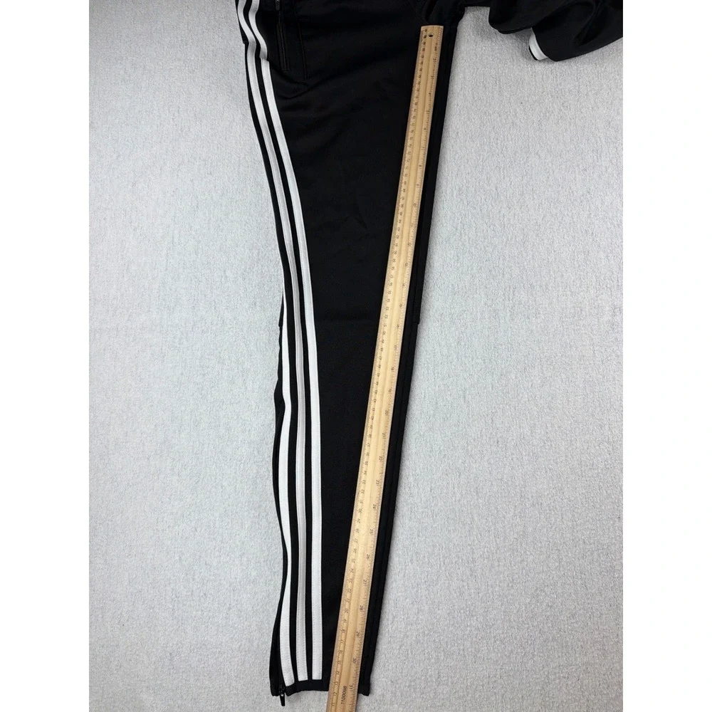 Adidas Mens Climacool Soccer Training Pants Black White Stripes APU008 Size S